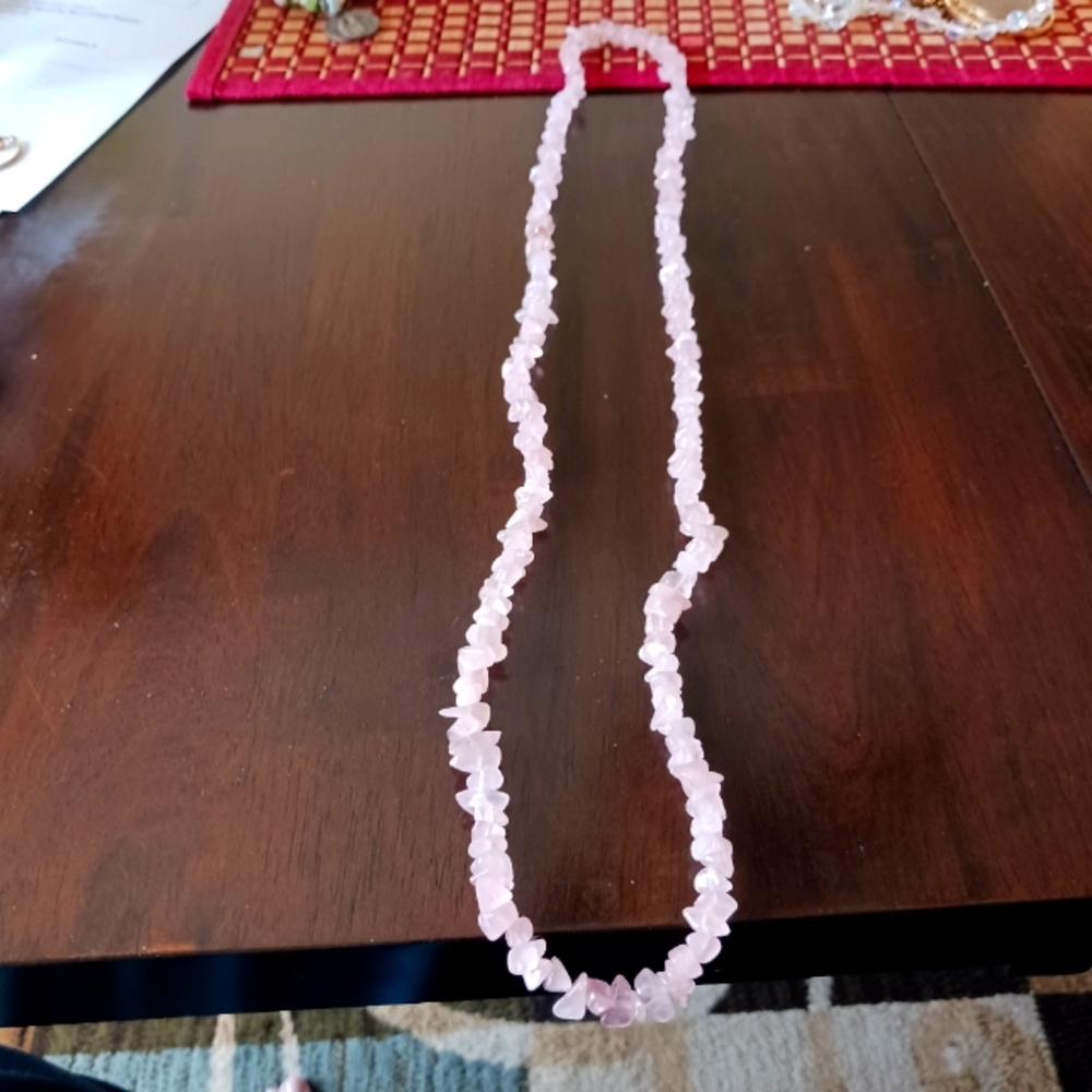 Pink Beaded Necklace